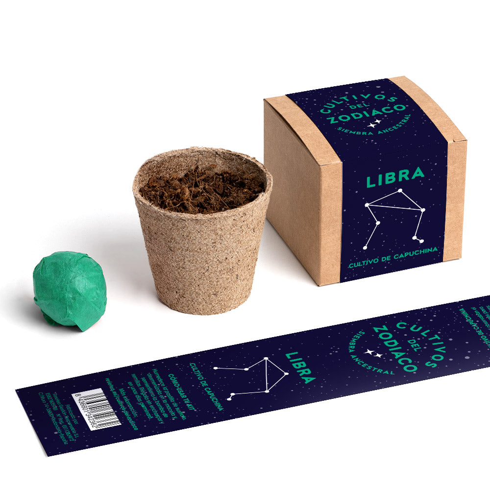 Cultivos Del Zodiaco – Libra | Kit De Cultivo Con Semillas De Capuchina_2