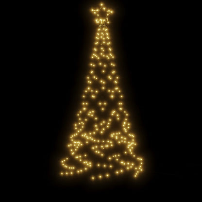 Vidaxl Árbol De Navidad Con Pincho 200 Led Blanco Cálido 180 Cm_3