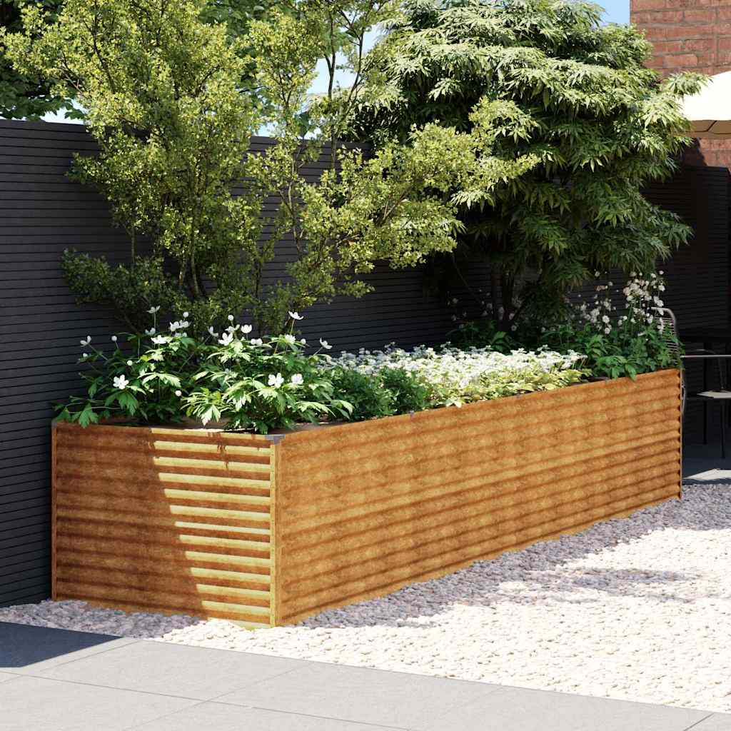 Jardinera Acero Corten 386x100x69 Cm_1