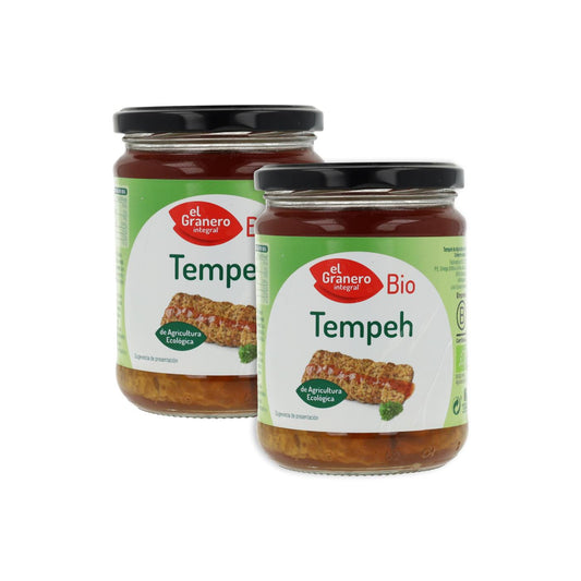 Embalagem de 2x tempeh enlatado Bio El Granero 380 g