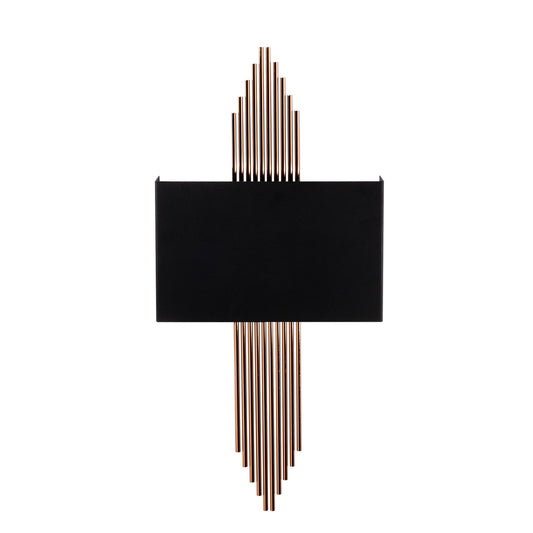 Aplique De Pared Recto, Metal , Negro

cobre, 75x10x22, Casquillo E 27 Max 40 W