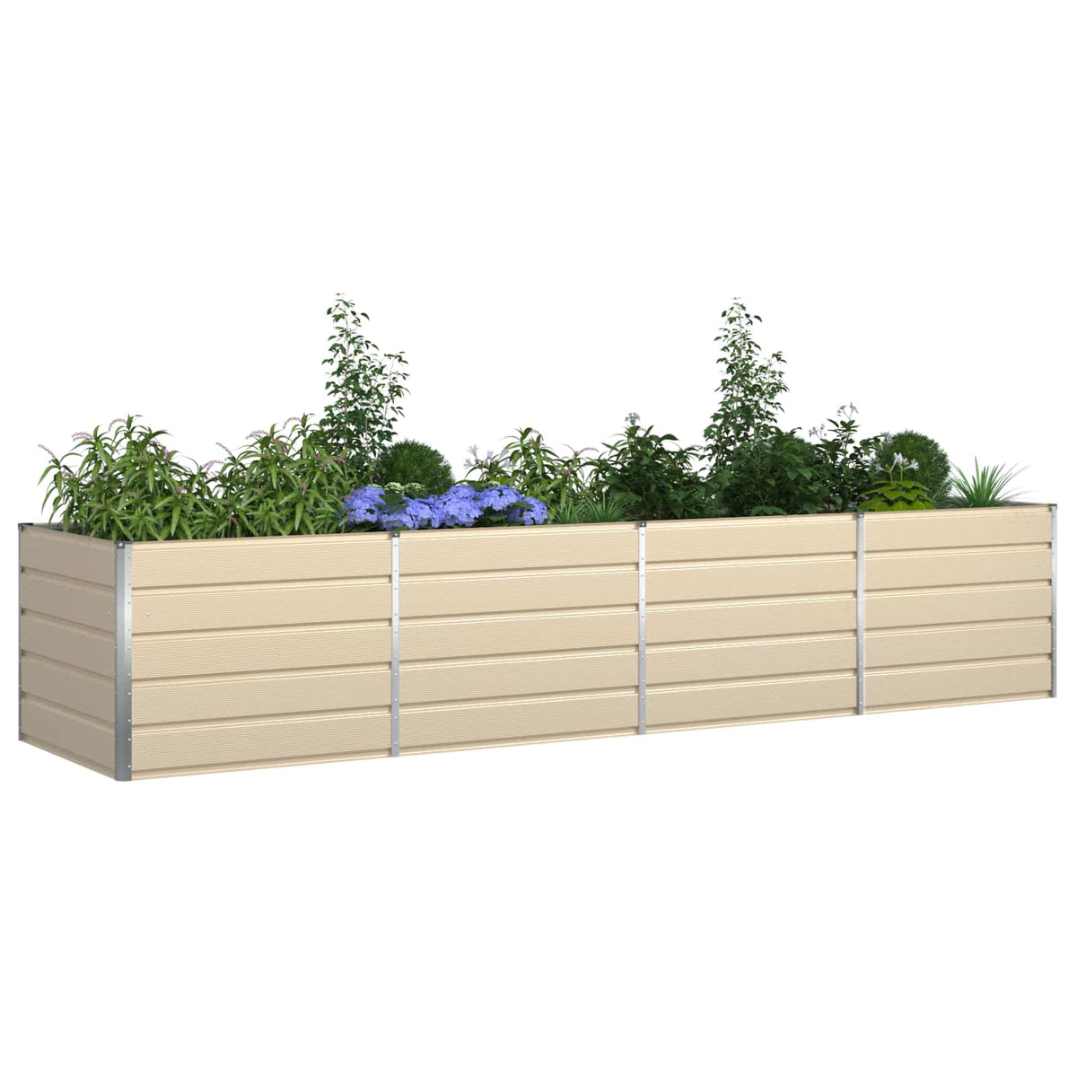 Jardinera Marfil 385 X 100 X 75 Cm Acero Galvanizado_2