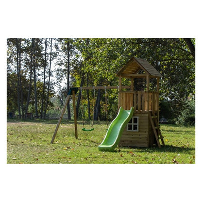Parque Infantil Masgames Tibidabo Xl Con Casita Y Columpio Individual._2