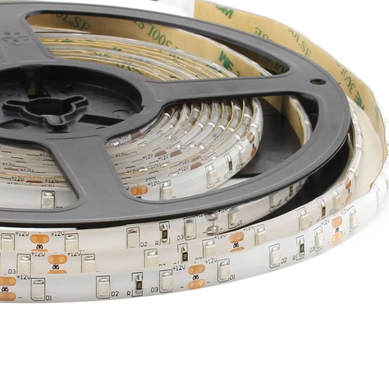 Tira Led Monocolor Hq Smd3528, Dc12v, 5m (60 Led/m), 24w, Ip65, Verde_0