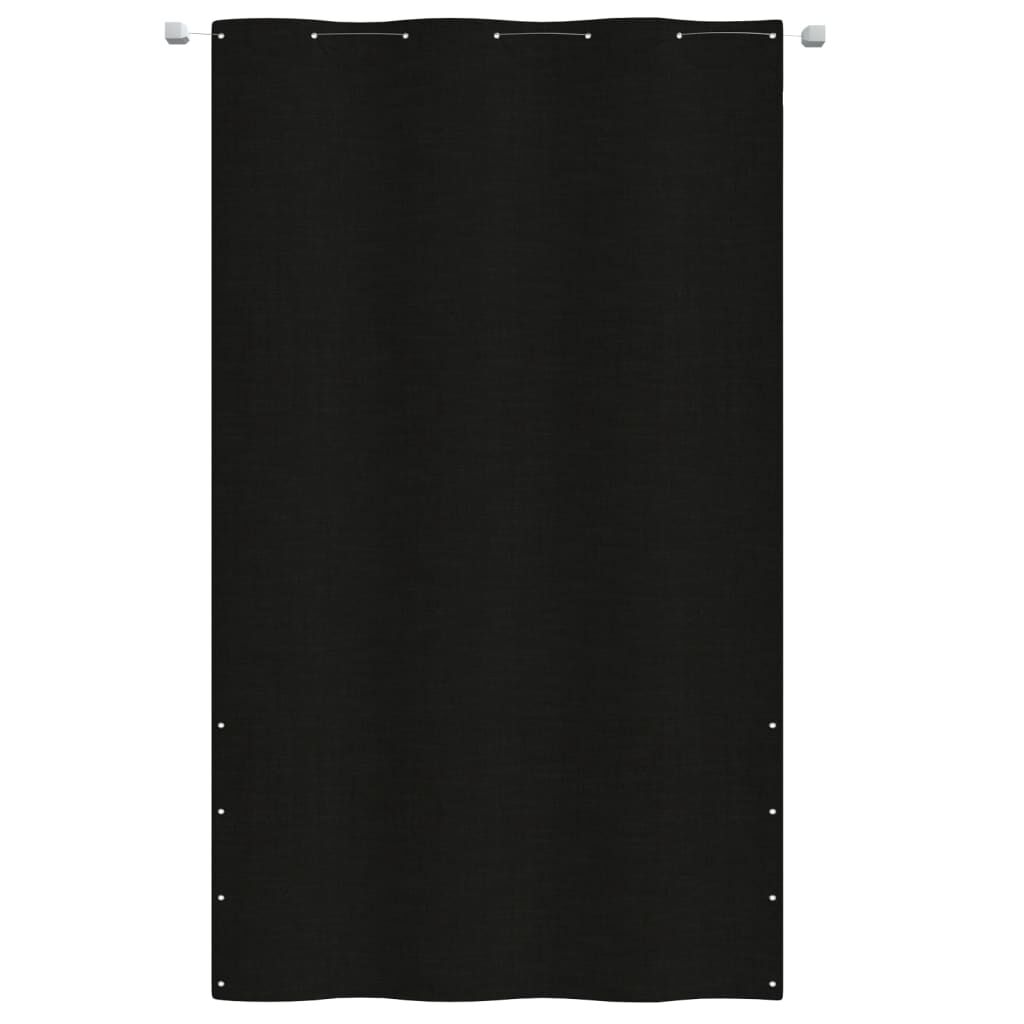 Vidaxl Toldo Pantalla Para Balcón De Tela Oxford Negro 140x240 Cm_1