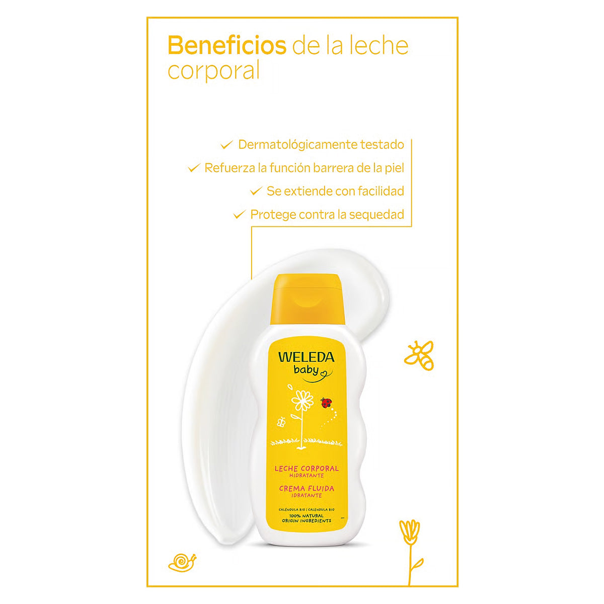 Leite Corporal de Calêndula Weleda, 200ml