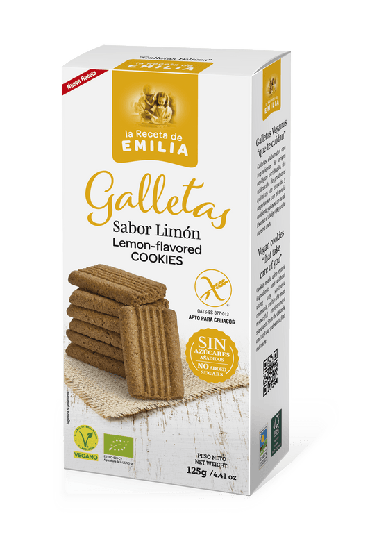 Galletas Sabor Limon sin Azucares Añadidos 125 Gr._0