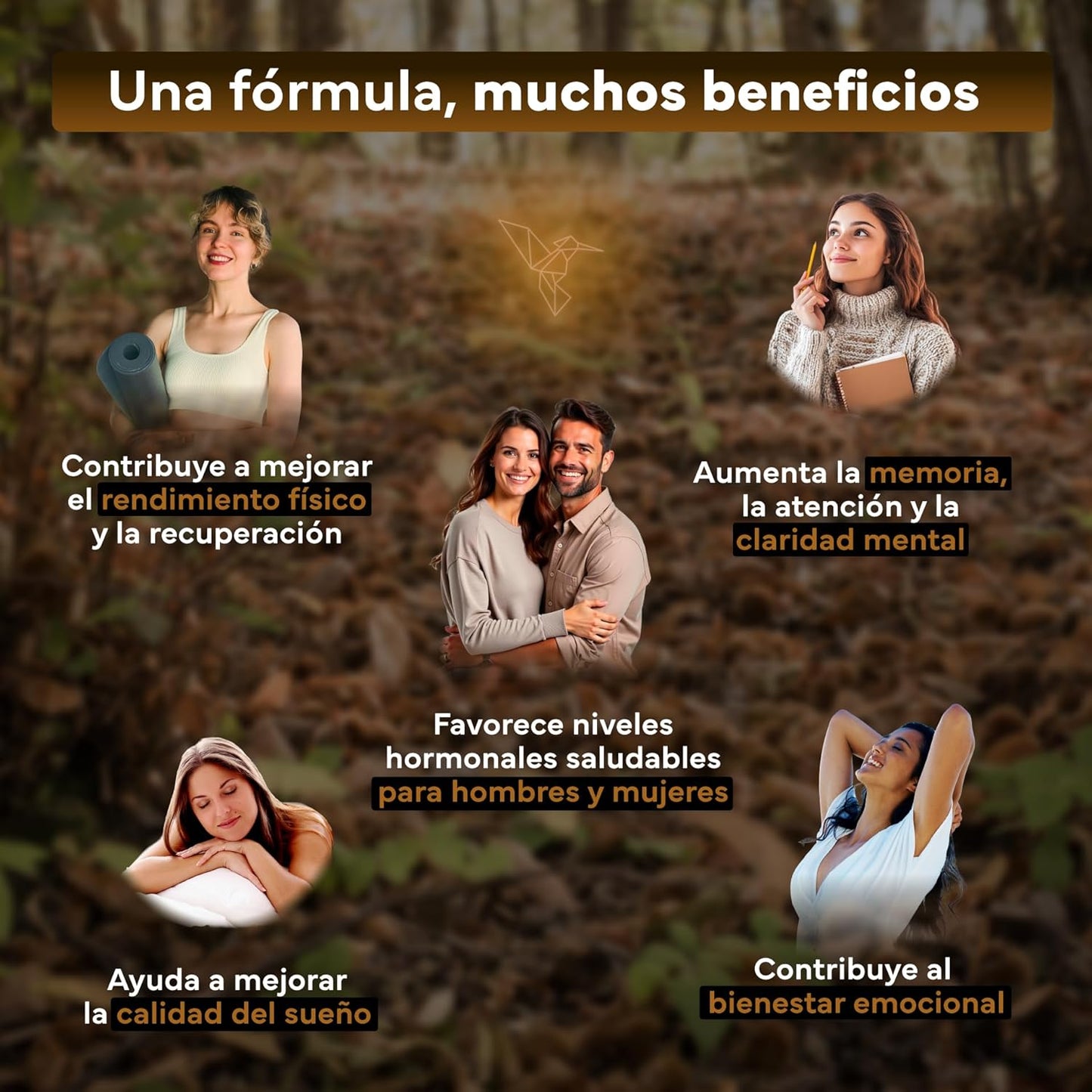 Ashwagandha KSM 66 Complex con Pimienta Negra Sevens Nutrition 120 cápsulas