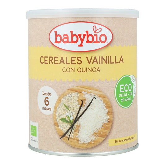 Papa de Cereais Babybio Baunilha com Quinoa 220 g