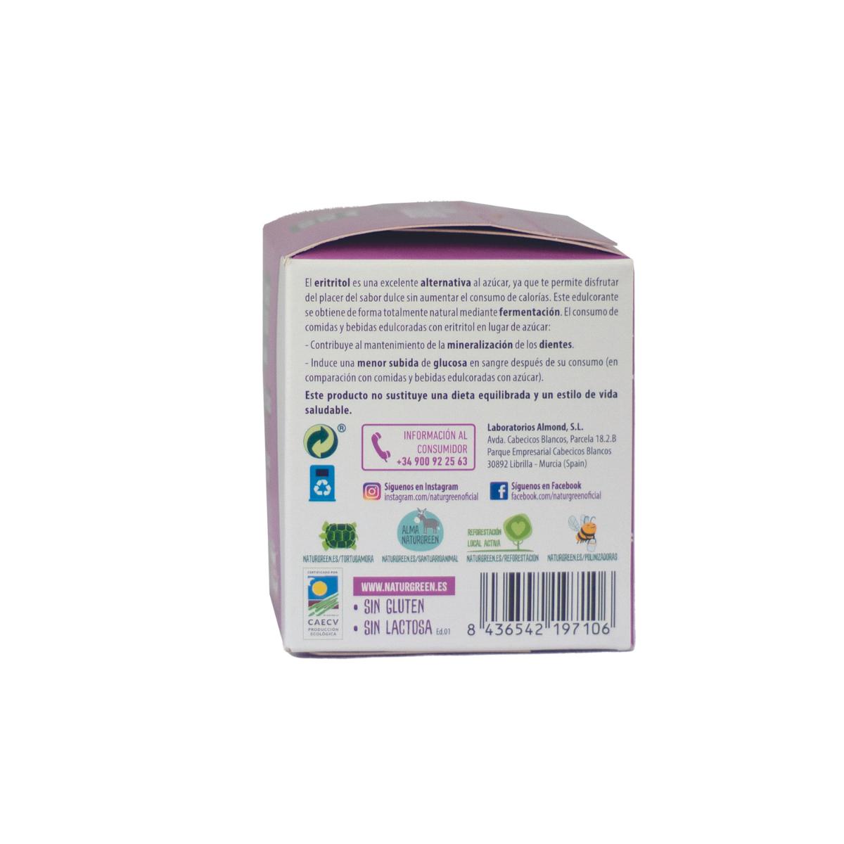 NaturGreen Bio Eritritol 54 Sticks monodoses de 5 gr