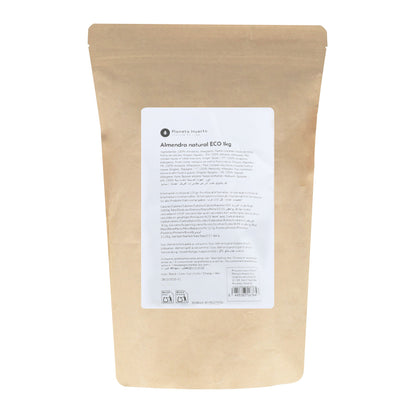 Amêndoas naturais com pele ECO Planeta Huerto 1 kg