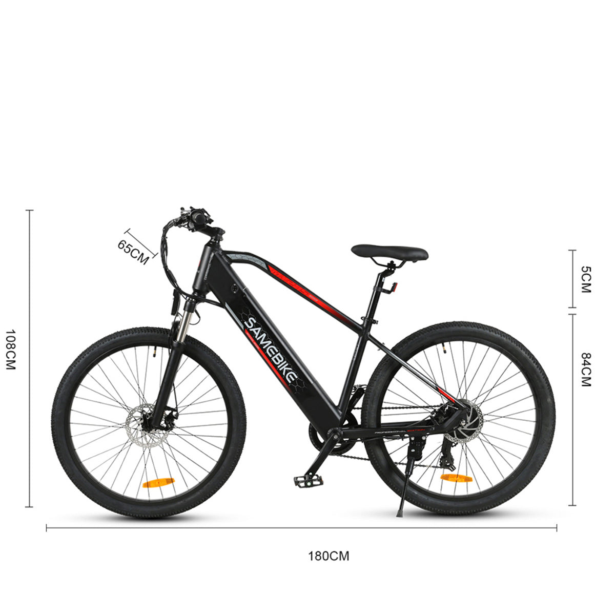 Bicicleta Eléctrica De Montaña Samebike My275 500w-48v-10,4ah (499wh) - Rueda 27.5 Color Blanco_1