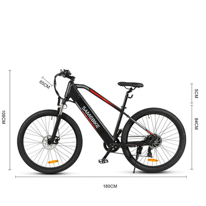 Bicicleta Eléctrica De Montaña Samebike My275 500w-48v-10,4ah (499wh) - Rueda 27.5 Color Negro_1