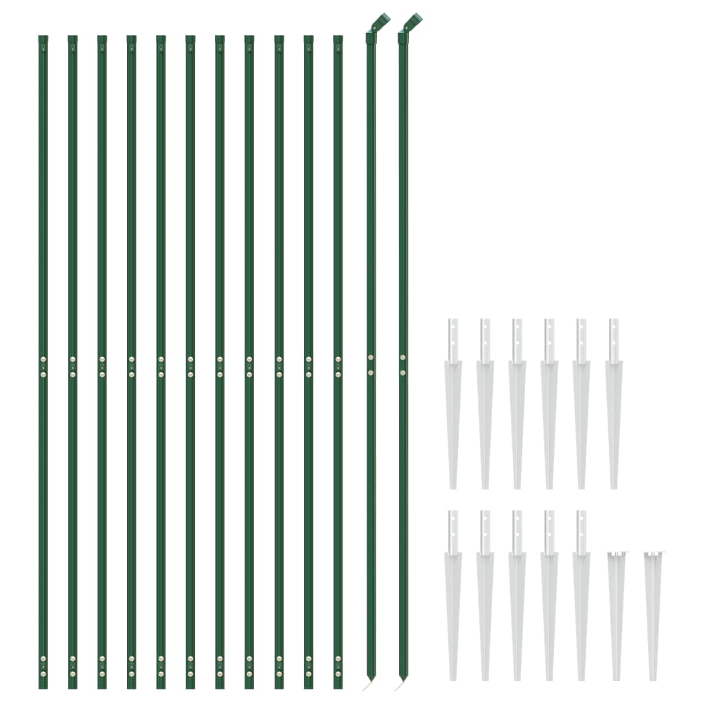 Cerca De Alambre Con Pinchos De Anclaje Verde 1,8x25 M / Vetonek_1