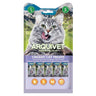 Petiscos cremosos para gatos Arquivet Atum e caranguejo 5x14 g