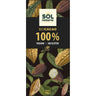 Chocolate vegan 100% cacau biológico Sol Natural 70 g