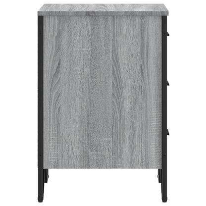 Mesita De Noche Madera De Ingeniería Gris Sonoma 40x41x60 Cm_4