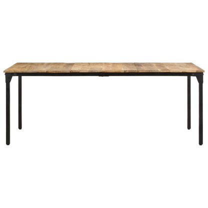 Mesa De Comedor Madera De Mango Rugosa 200x100x76 Cm_0