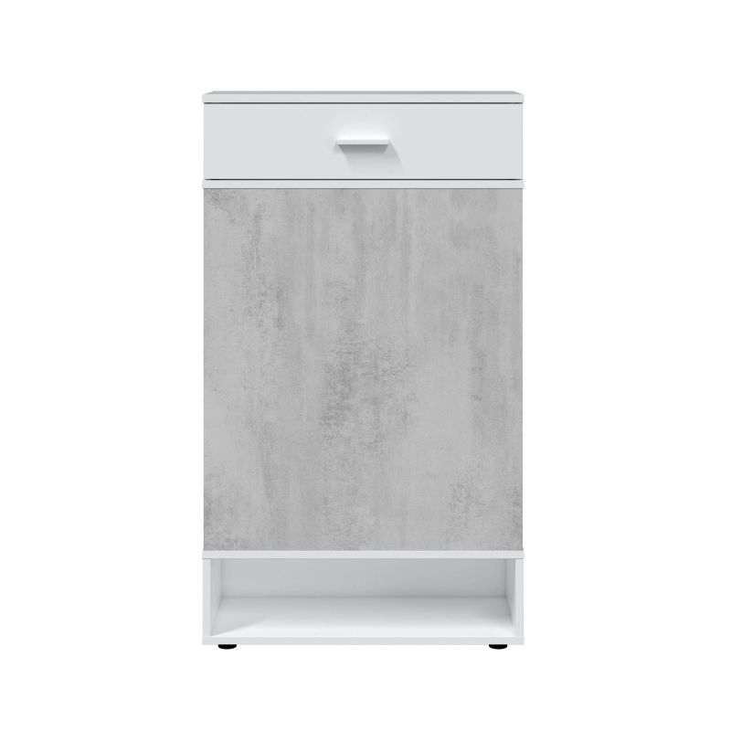 Zapatero 1 Cajón Multiusos Melamina, Blanco, 67 X 119 X 28cm_4
