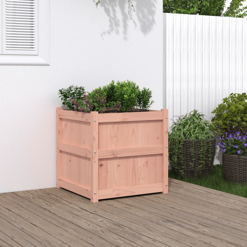 Jardinera Madera Maciza De Abeto Douglas 60x60x60 Cm_1