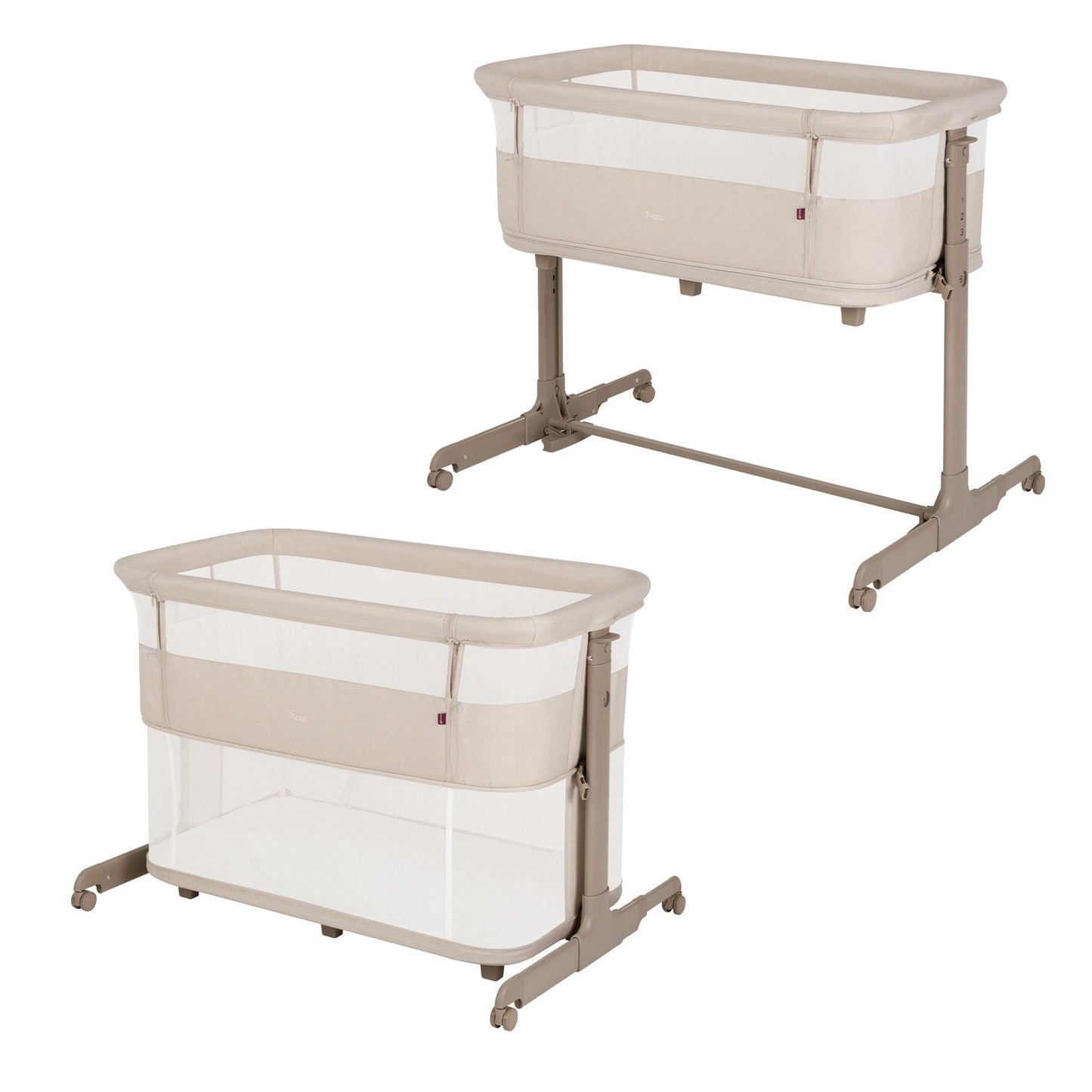 Carrello Minicuna Colecho Y Parque Picto 3 En 1 Aori Beige_0