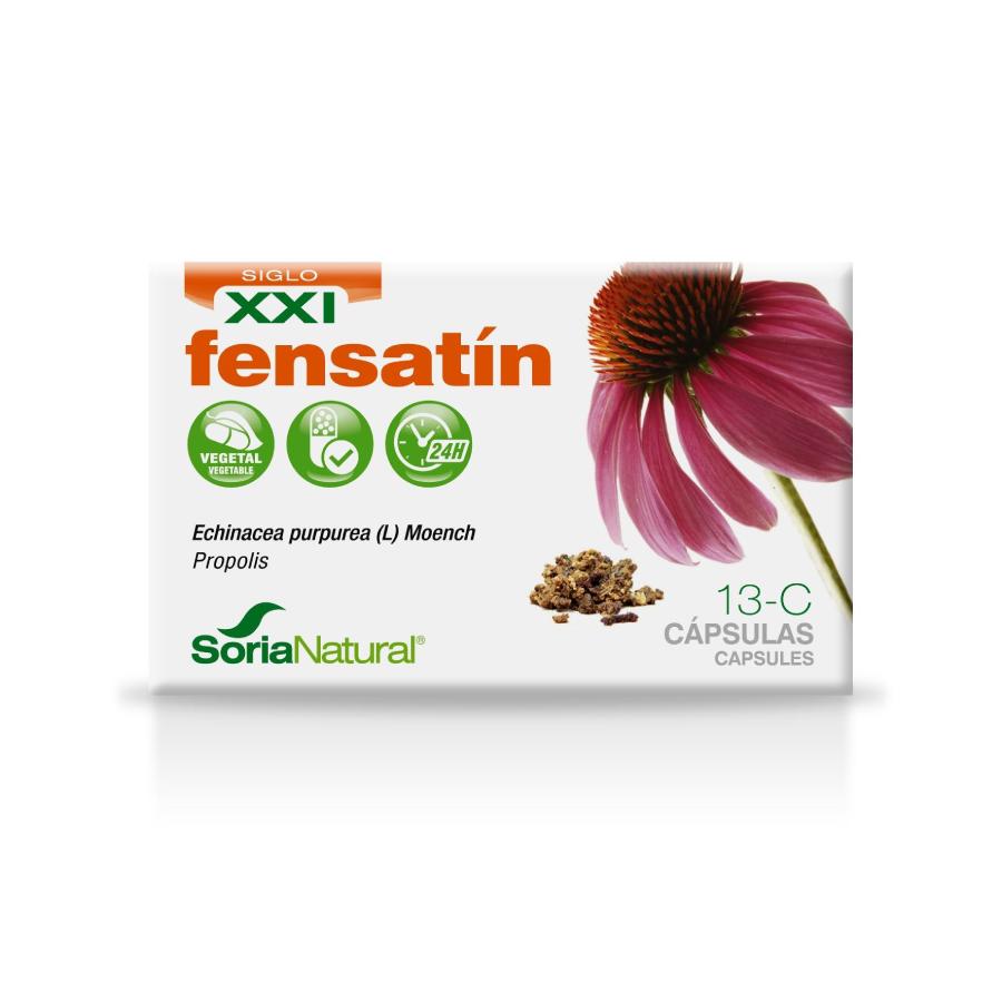 Cápsulas de libertação prolongada de 13-C Fensatin Soria Natural 30 cápsulas