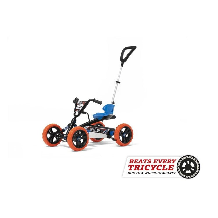 Coche De Pedales Berg Buzzy Nitro 2 En 1._0