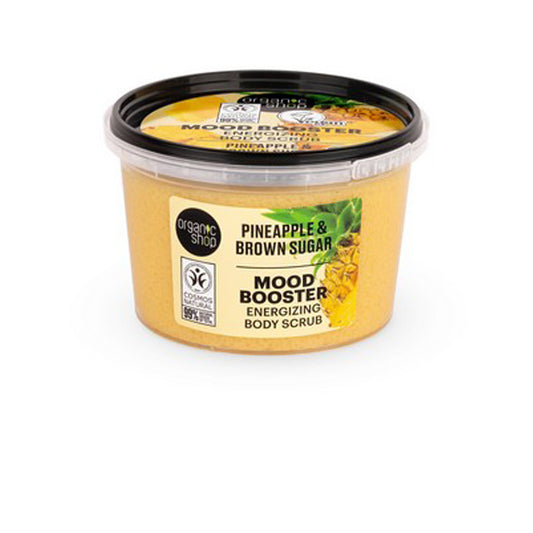 Esfoliante Corporal Energizante de Ananás e Açúcar Mascavado MOOD BOOSTER, Loja Biológica, 250 g