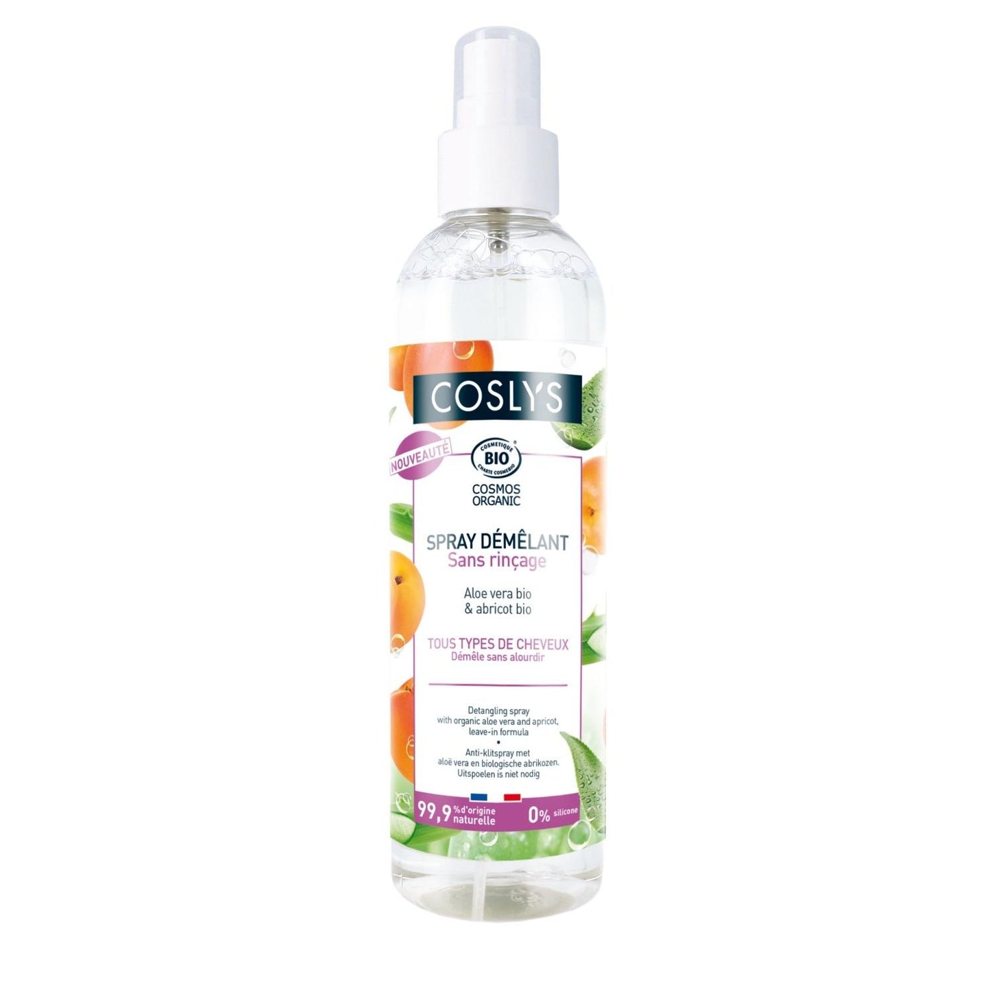Spray desembaraçante de aloé vera Coslys 200 ml