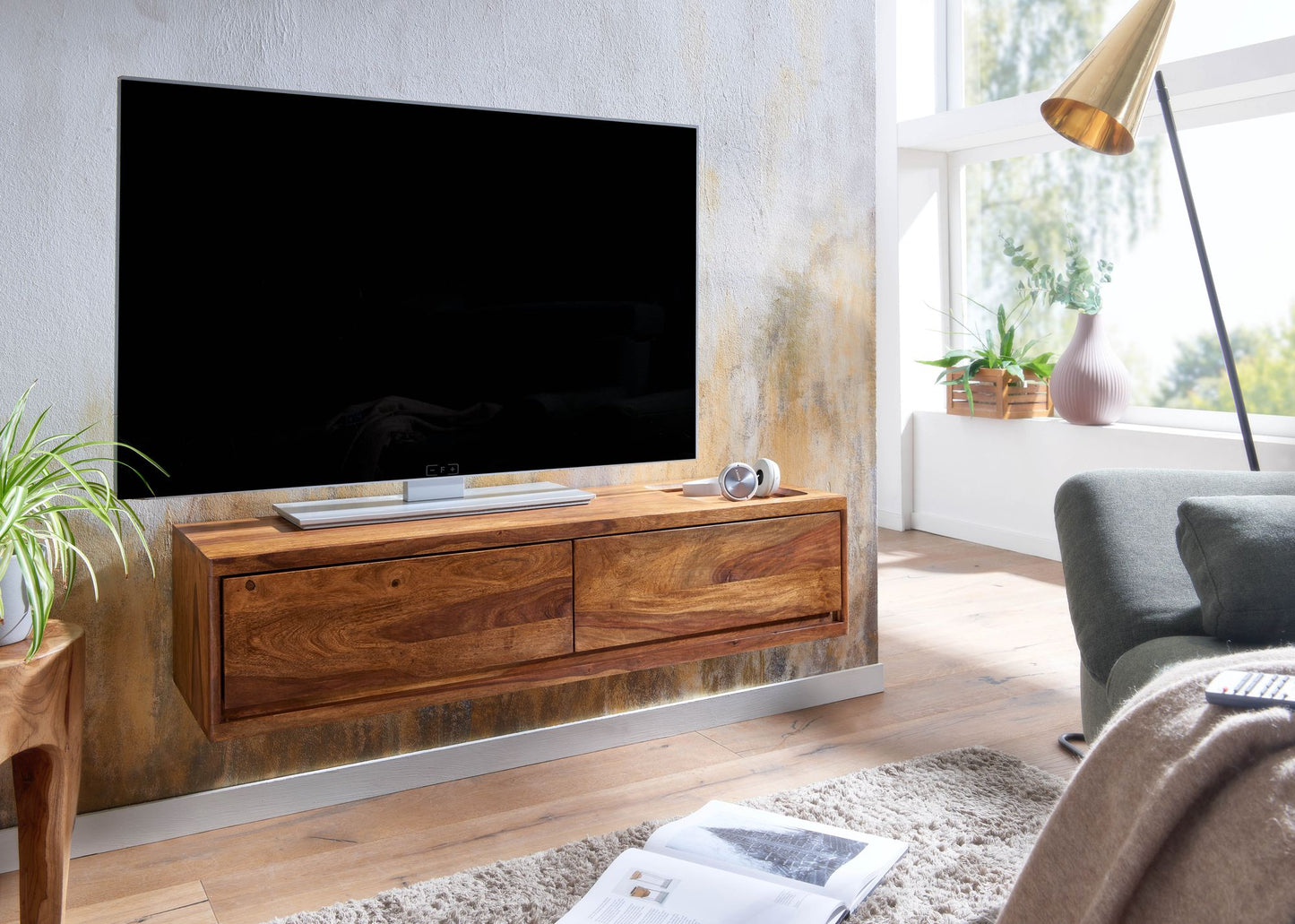 Mueble De Tv Amplio Y Práctico Modelo Wl6.568_2