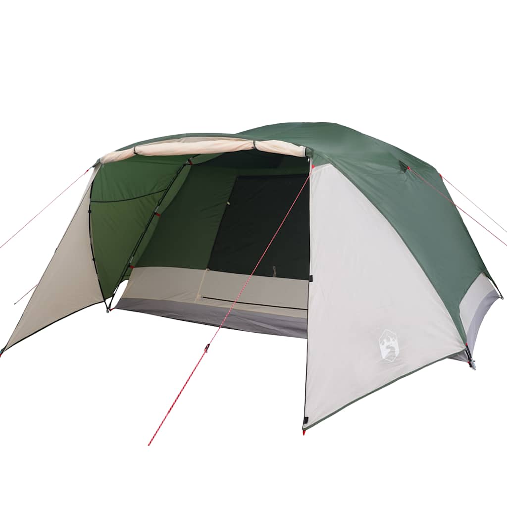 Tienda De Campaña Con Porche 4 Personas Impermeable Verde_3
