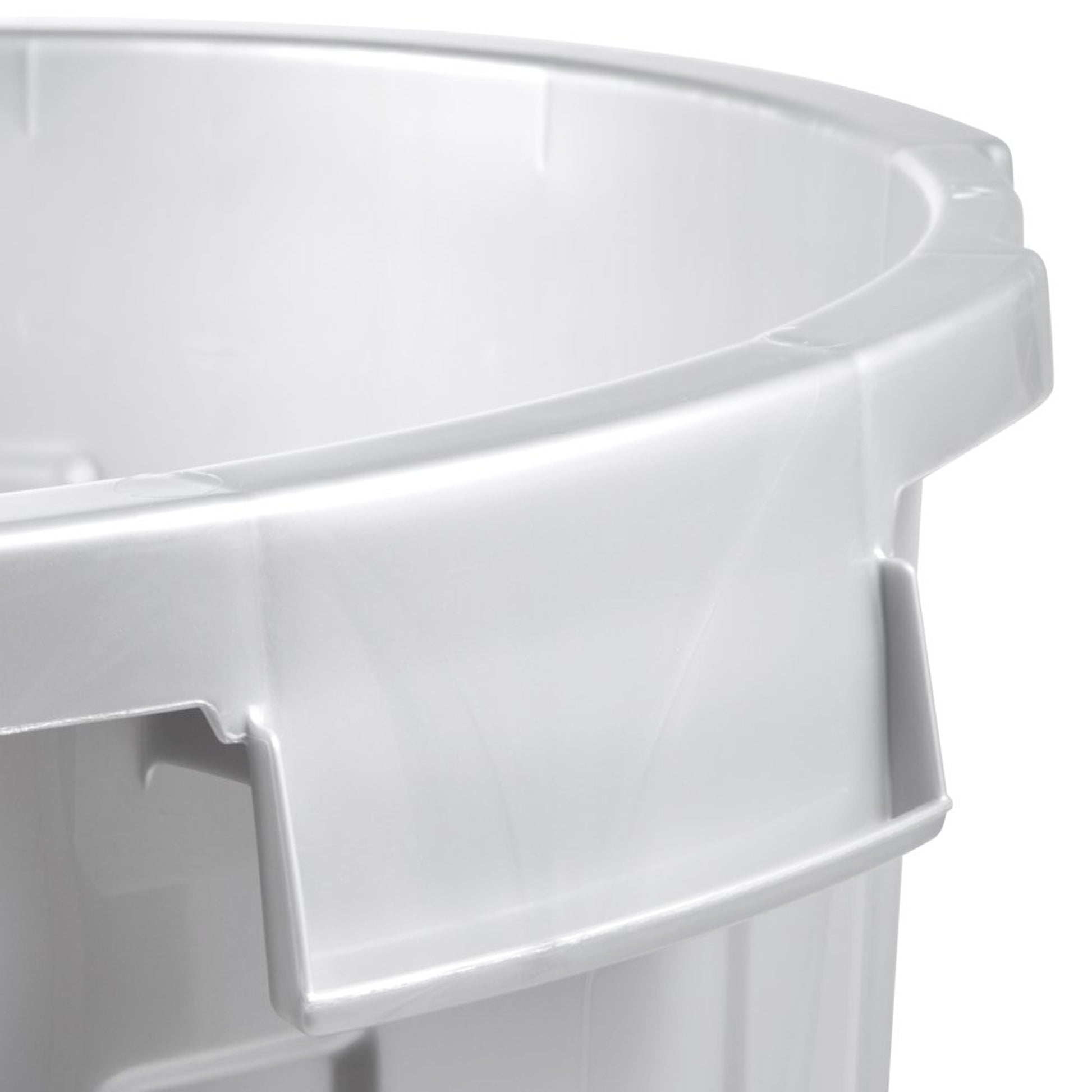 Set De 3 Cubos De Basura/papelera Polivalente Mats Con Tapa Cerrable De Plastico Resistente 7/23/50 Litros En Color Plateado_3