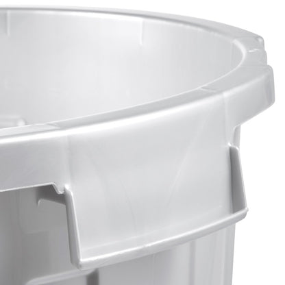 Set De 3 Cubos De Basura/papelera Polivalente Mats Con Tapa Cerrable De Plastico Resistente 7/23/50 Litros En Color Plateado_3