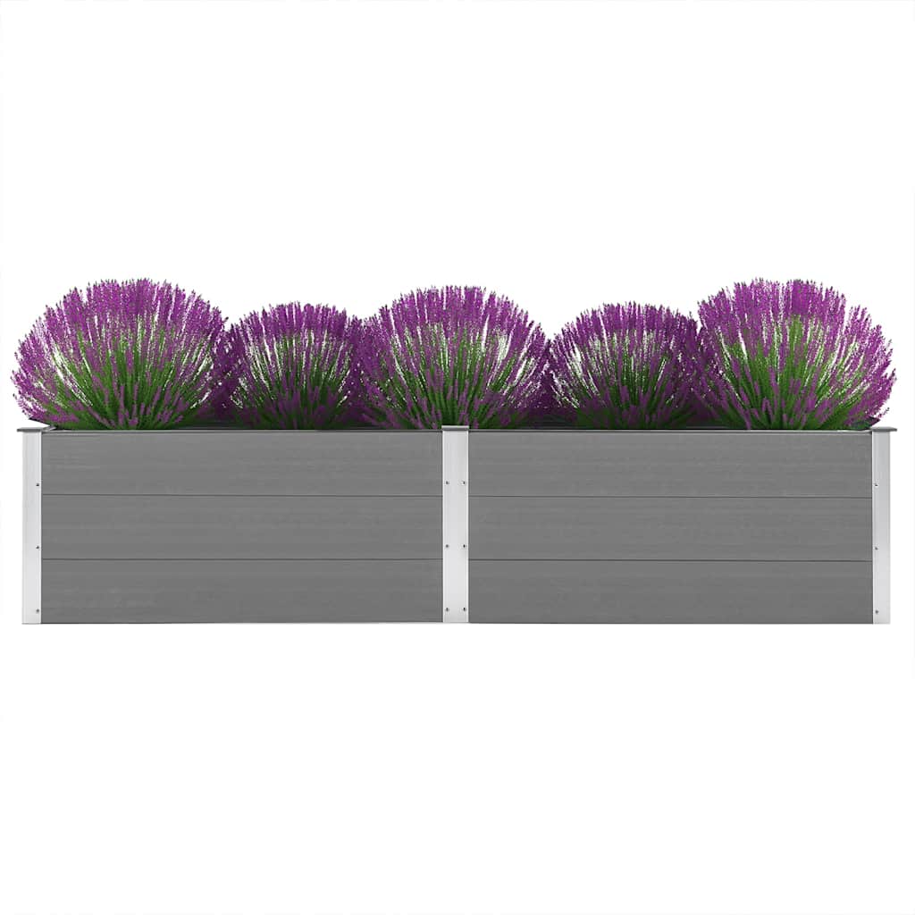 Arriate De Wpc Gris 250x50x54 Cm_2