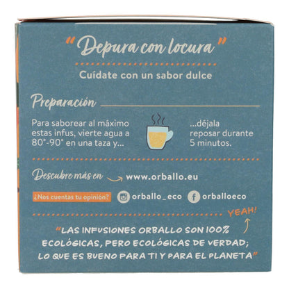 Infusão "Limpeza Louca" Bio Orballo 15 pirâmides
