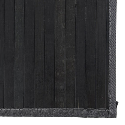 Alfombra Rectangular Bambú Negro 80x1000 Cm / Vetonek_3
