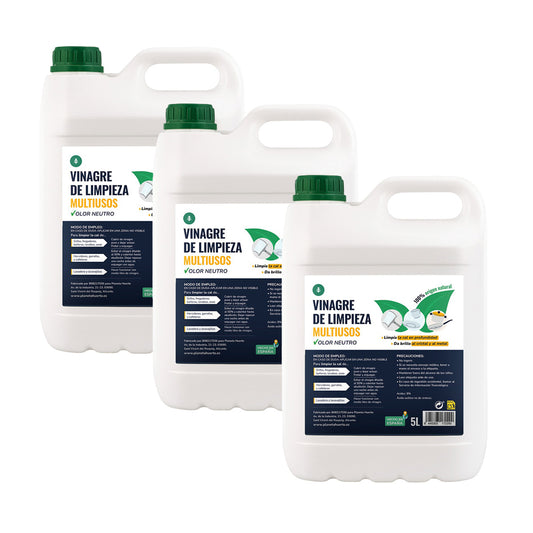 Pack de 3 Vinagre de Limpeza Branco Planeta Huerto 5 L
