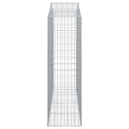 Cestas Gaviones 10 Uds Forma De Arco Hierro 200x50x160/180 Cm_4