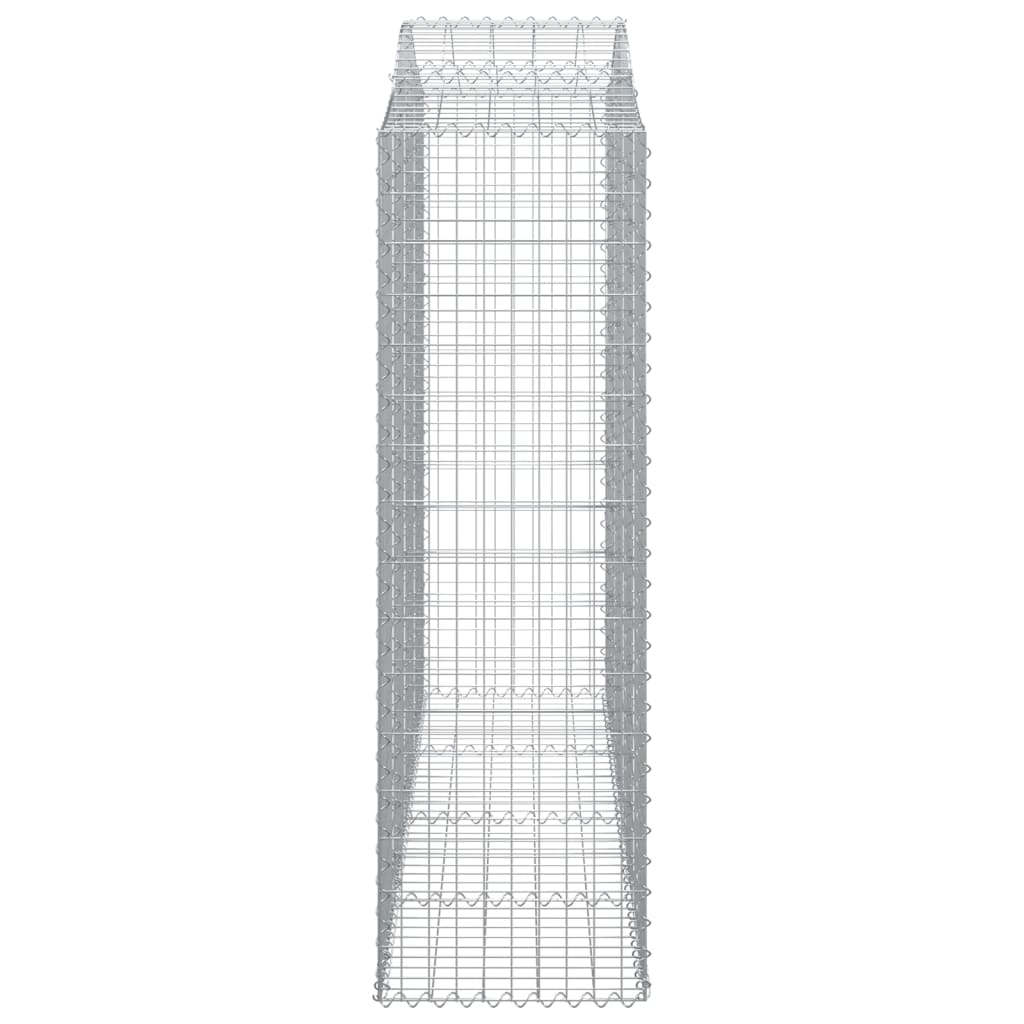 Cestas De Gaviones 5 Uds Forma De Arco Hierro 200x50x160/180 Cm_4