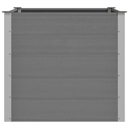 Arriate De Wpc Gris 100x100x91 Cm_4