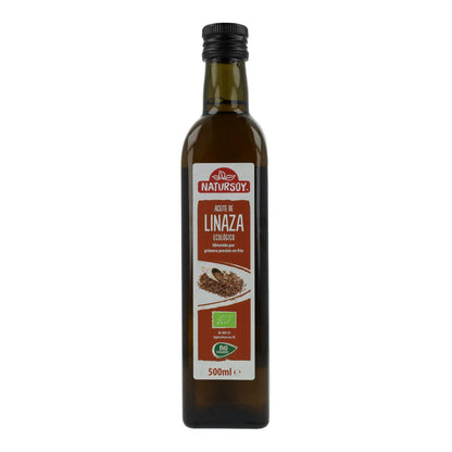 Óleo de Linhaça Biológico, 500 ml. Natursoy