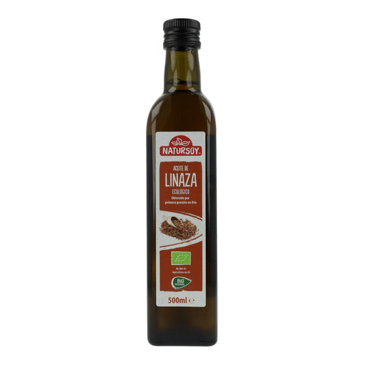 Óleo de Linhaça Biológico, 500 ml. Natursoy