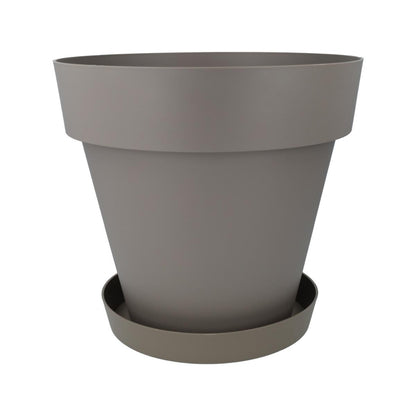 Pacote de pote com pires Taupe Tes 26 x 24 cm