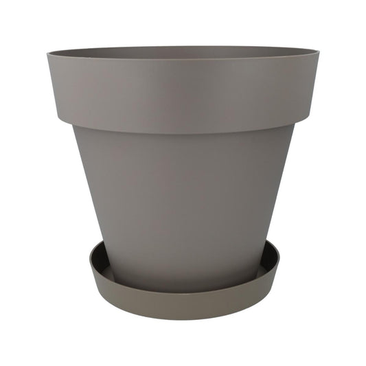 Pacote de pote com pires Taupe Tes 26 x 24 cm