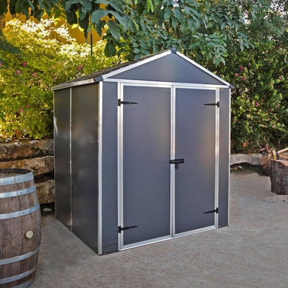 Telheiro de jardim Rubicon 185x154 cm Canopia cinzento escuro