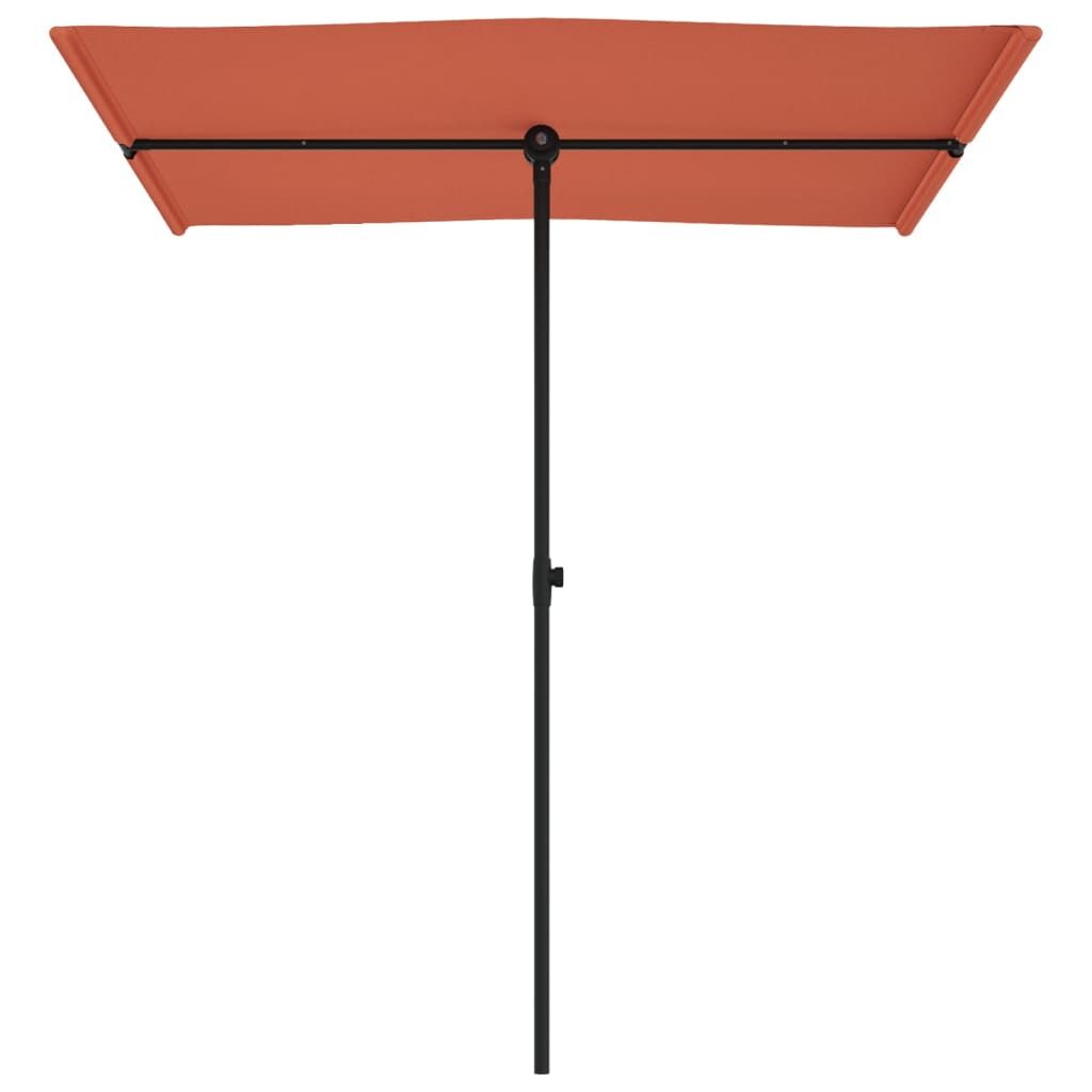 Vidaxl Sombrilla De Jardín Con Palo De Aluminio Terracota 180x110 Cm_3