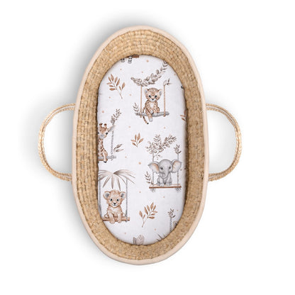 Colorful World Sábana Bajera Algodón Para Capazo 35x80 Cm Africa World_0