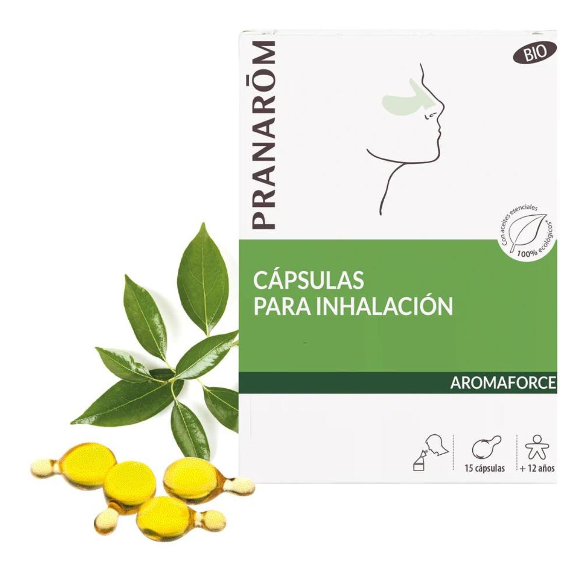 Cápsulas de inalação BIO Pranarom 15 cápsulas