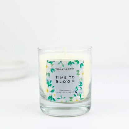 Vela perfumada artesanal Vera &amp; the Birds Time to Bloom 230g