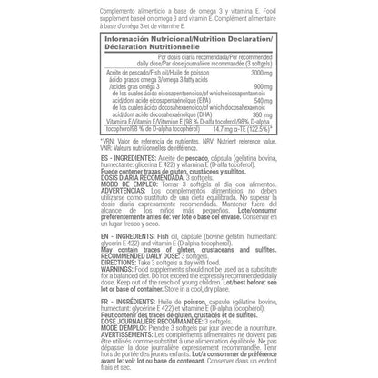 Omega 3 (aceite De Pescado 3000mg) - 120 Softgels - Reduce Los Triglicéridos - Masmusculo_4